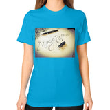 Unisex T-Shirt (on woman) Teal Megamarca
