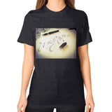Unisex T-Shirt (on woman) Tri-Blend Black Megamarca