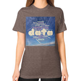 Unisex T-Shirt (on woman) Tri-Blend Coffee Megamarca