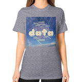 Unisex T-Shirt (on woman) Tri-Blend Grey Megamarca