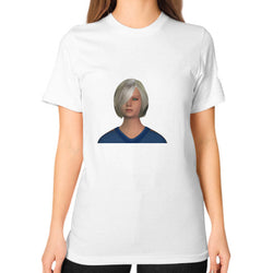 Unisex T-Shirt (on woman) White Megamarca