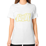 Unisex T-Shirt (on woman) White Megamarca