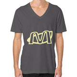 V-Neck (on man) Asphalt Megamarca