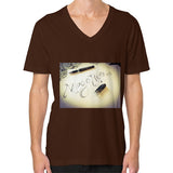 V-Neck (on man) Brown Megamarca
