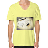 V-Neck (on man) Lemon Megamarca
