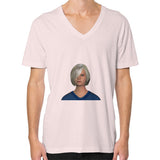 V-Neck (on man) Light pink Megamarca