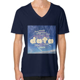 V-Neck (on man) Navy Megamarca