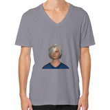 V-Neck (on man) Slate Megamarca