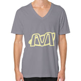 V-Neck (on man) Slate Megamarca