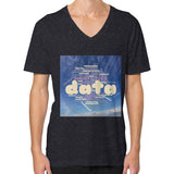 V-Neck (on man) Tri-Blend Black Megamarca