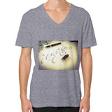 V-Neck (on man) Tri-Blend Grey Megamarca