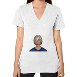 V-Neck (on woman) Ash grey Megamarca