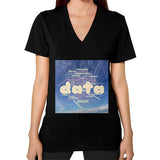 V-Neck (on woman) Black Megamarca