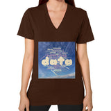 V-Neck (on woman) Brown Megamarca