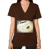 V-Neck (on woman) Brown Megamarca