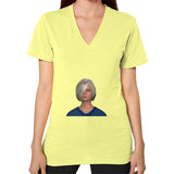 V-Neck (on woman) Lemon Megamarca