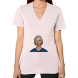 V-Neck (on woman) Light pink Megamarca