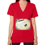 V-Neck (on woman) Red Megamarca