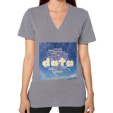 V-Neck (on woman) Slate Megamarca