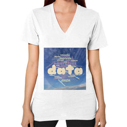 V-Neck (on woman) White Megamarca