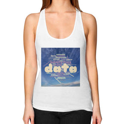 Women's Flowy Racerback Tank White Megamarca