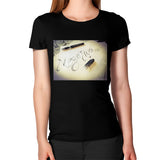 Women's T-Shirt Black Megamarca