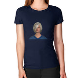 Women's T-Shirt Navy Megamarca