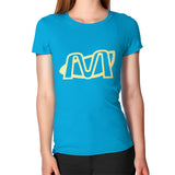 Women's T-Shirt Teal Megamarca