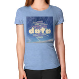 Women's T-Shirt Tri-Blend Blue Megamarca