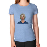Women's T-Shirt Tri-Blend Blue Megamarca