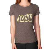 Women's T-Shirt Tri-Blend Coffee Megamarca