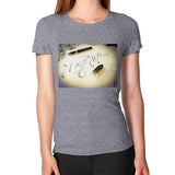 Women's T-Shirt Tri-Blend Grey Megamarca