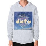 Zip Hoodie (on man) Heather grey Megamarca