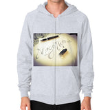 Zip Hoodie (on man) Heather grey Megamarca