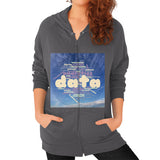 Zip Hoodie (on woman) Asphalt Megamarca